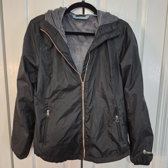 Free Country Jackets & Blazers - Free Country Black Jacket with Gray Interior